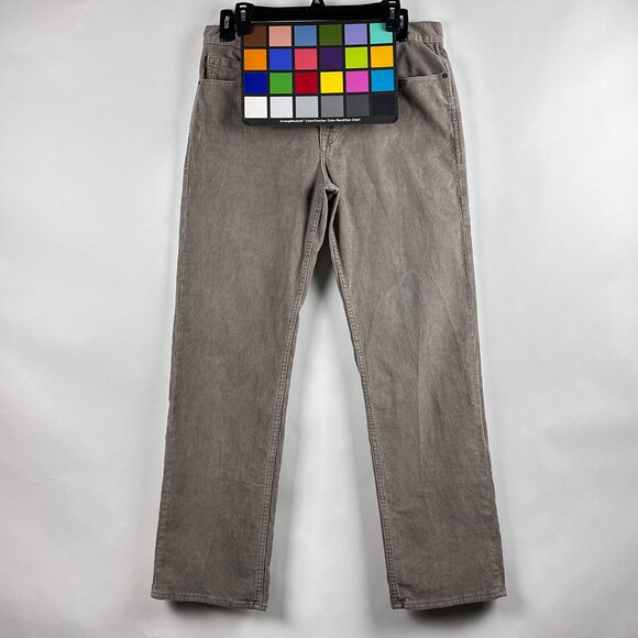 Calvin Klein Jeans Gray Corduroy Cotton Elastane Size 34 - Picture 12 of 12